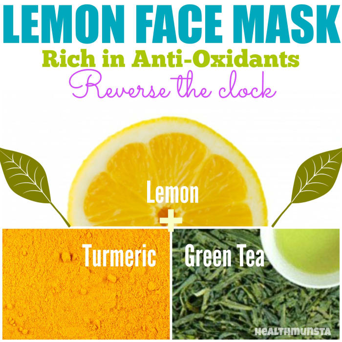 Vous voulez éloigner les rides ? Essayez ce masque facial rafraîchissant au citron dilué avec du thé vert et une pincée de curcuma. Cette combinaison éclaircit également la pigmentation de la peau.
