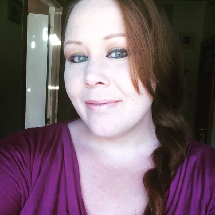 Constant Toast SuperStay 24 lip color, lasted all day! It is a great compliment to my skintone and works well for redheads.