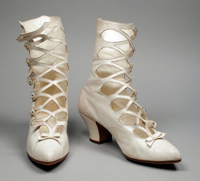 Boots circa 1895.