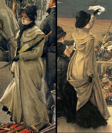 1881 reise frakk fra et maleri Av James Tissot