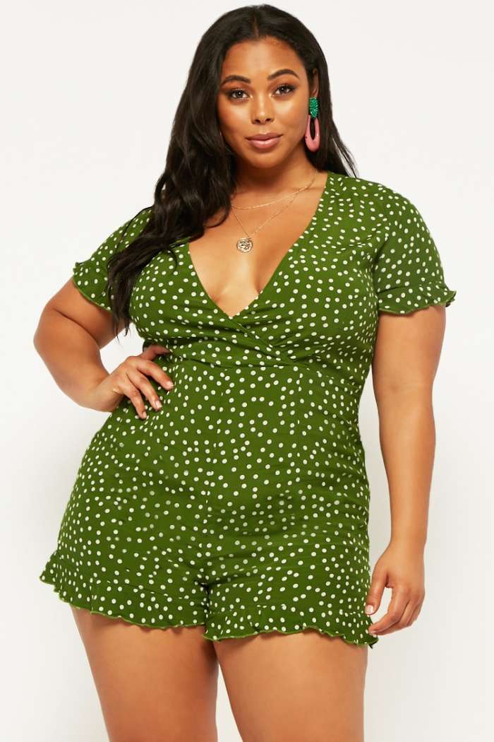 Forever 21 offers plus-size options for teens and young adults. I own the romper pictured, and I love it!