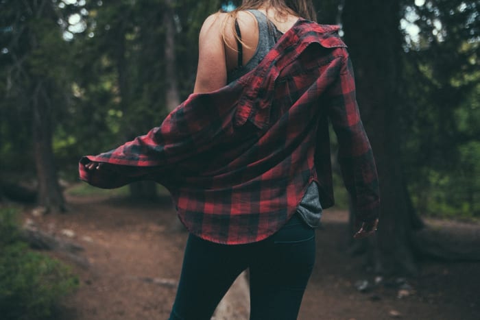 You'll feel more comfortable wearing what you like that forcing yourself into the constraints of a particular fashion style.