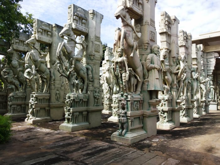 Sculptures Inside Panneer Fort
