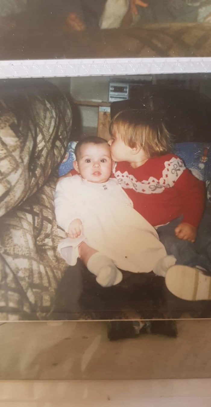 When yesterday had a lot of tomorrow and happy days x me n my brother who now lives in the flat above me and my partner still keeping an eye on me like the annoying Caring bro he is x