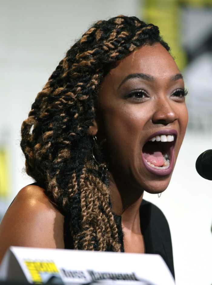 Sonequa Martin Green stars as Michael Burnham on Star Trek: Discovery.