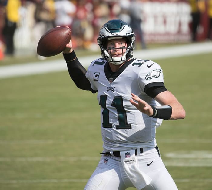 Philadelphia Eagles quarterback Carson Wentz