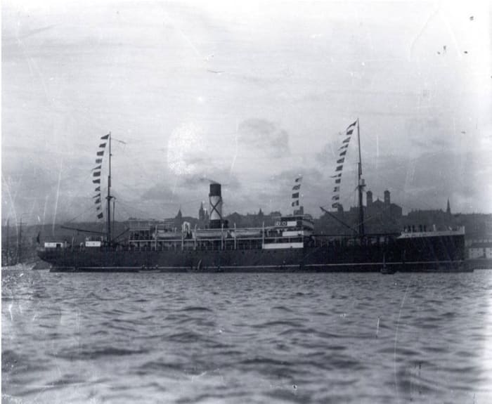 The SS Florizel in St. John's Harbour, October 4, 1914