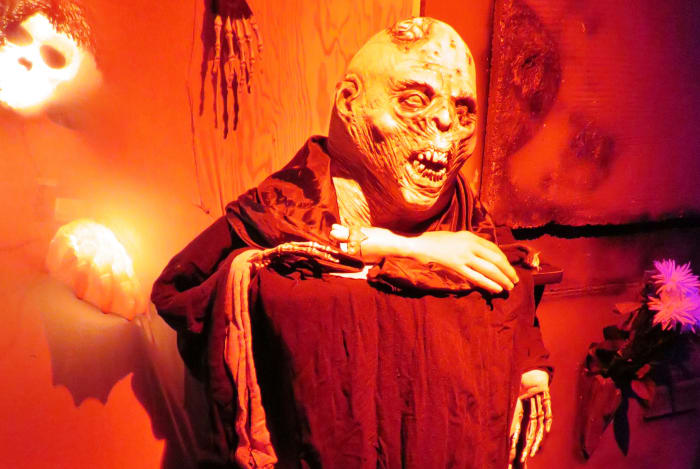 The National Museum of Funeral History in Houston, TX, hosts a haunted house every Halloween.