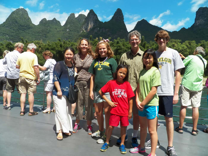 Our family on an adoption heritage trip to China in 2013. We had a seven-week adventure that we still talk about all the time.