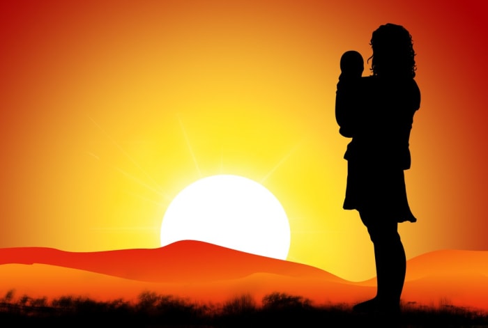 Every day, you get to enjoy a beautiful sunrise because of a woman who has dedicated her life so you can enjoy yours. Thank her and give her a hug - she will love it.