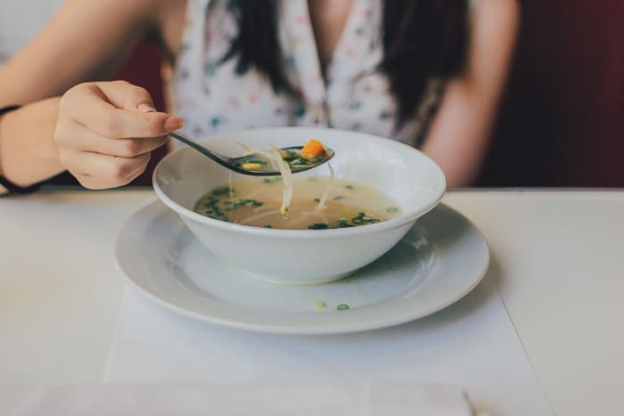 You'll probably eat more healthy, home-cooked meals if you live with your parents, and you'll probably save money on food, too.