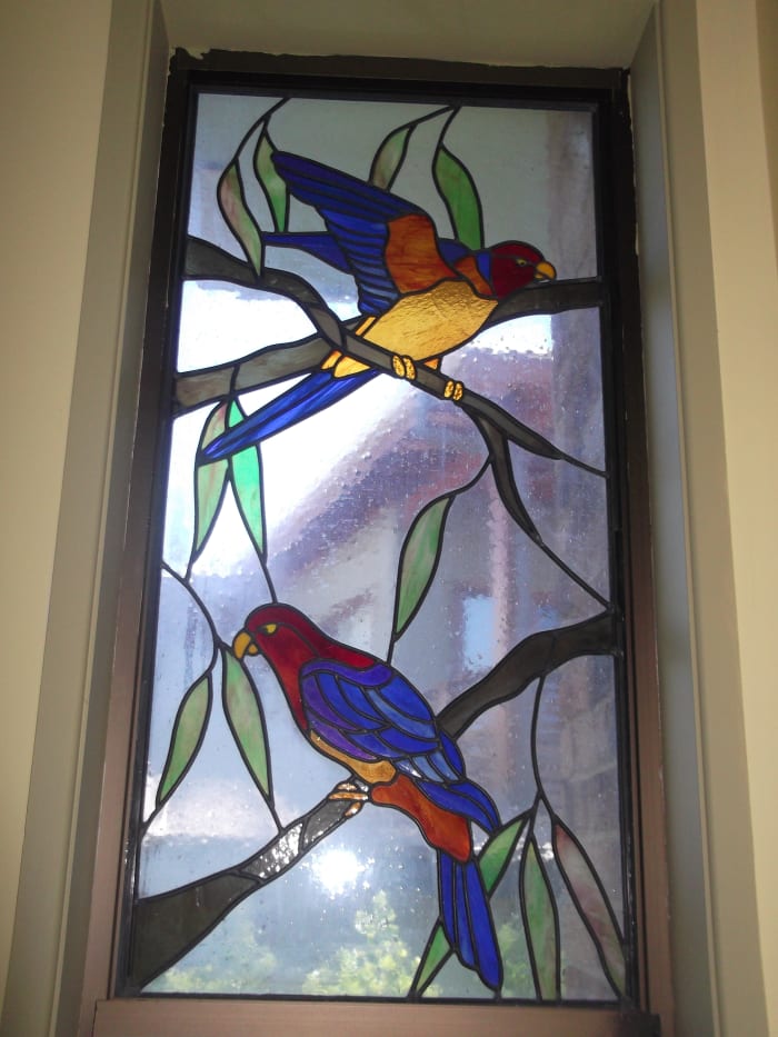 If your artistic teenager wants to start making small stained-glass decorations to sell for pocket money, encourage them. There's good money to be made when they progress to making windows. Don't discourage creative thought for generating cash. :)