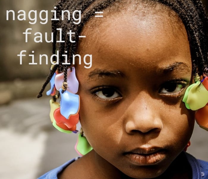 Catching our children doing something positive and complimenting them is far more effective than nagging.