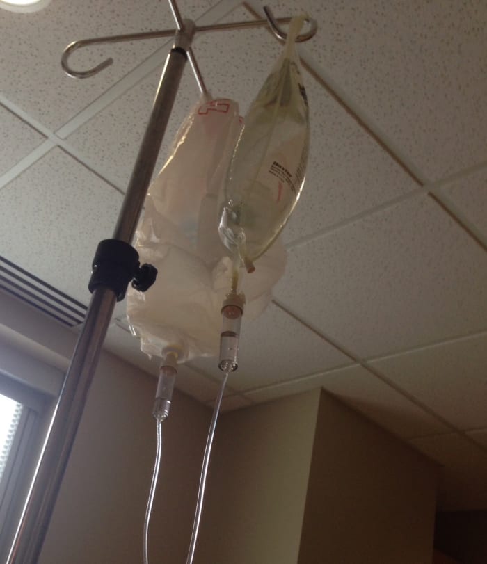 Medications and medical interventions, such as an Intravenous catheter (IV) are not necessary in many cases. A skilled health care provider should be able to obtain IV access quickly, if needed.