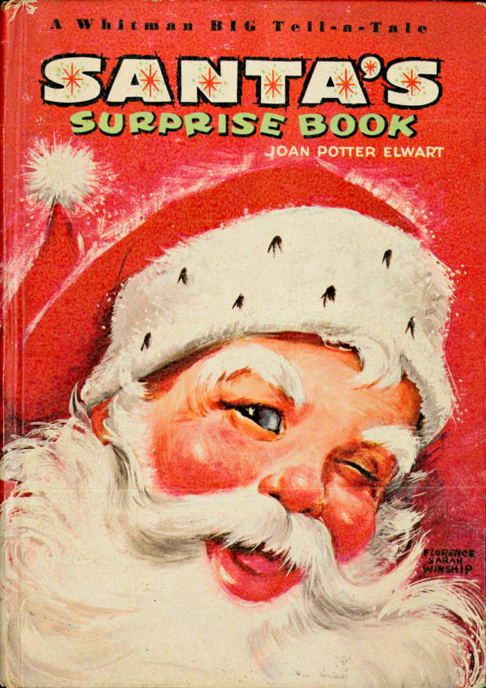 The publisher Whitman, went all out with this 1St Edition edition made in 1966 for the holiday season. Beautifully written by by the talented Joan Potter Elwart, and illustrated by award winning Florence Sarah Winship.