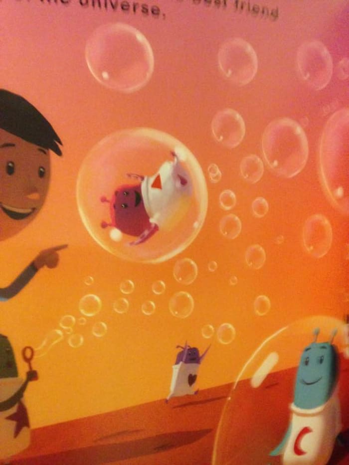 Participating with friends with common interests. the little boy and his new friends like bubble blowing.