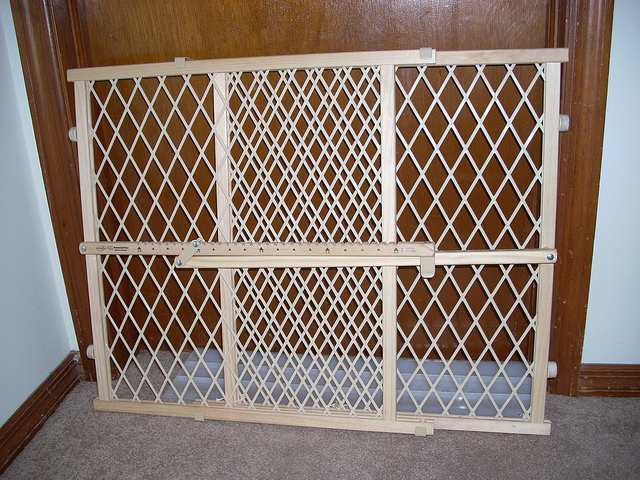 Child safety gates are a wonderful method of keeping the little ones out of a potentially dangerous room like the kitchen.