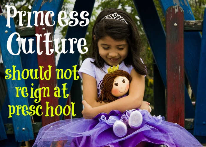 Preschools that allow girls to come to class in princess garb are promoting a sexist environment where looks are esteemed above accomplishments.