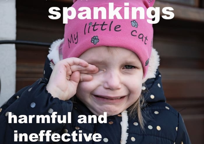 Spankings are still a common form of discipline in the US but are banned in Sweden.