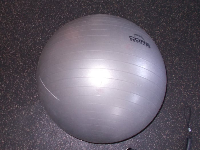 Any type of ball that will bounce can be used for this lesson. Elementary students really enjoy using a large yoga ball. .