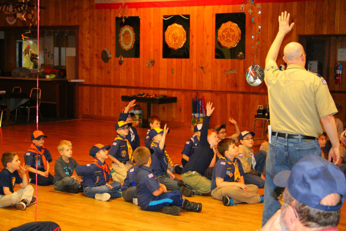 Give clear instructions about expectations prior to the event and address any scout not following the rules immediately to keep the event organized.