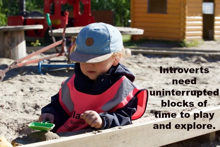Parenting introverted preschoolers means advocating for their time to be alone and for opportunities to investigate things deeply.