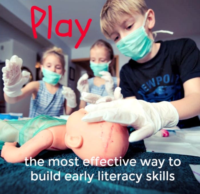 Parents want their kids to have pre-reading skills, but few realize that play is the best way to accomplish that.