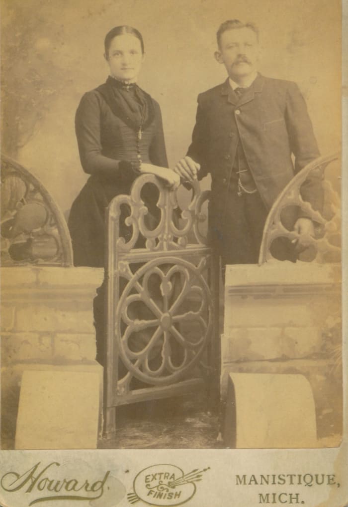 Wedding picture of my maternal great-grandparents—Henry and Anna Schmidt. Picture was taken around 1890.