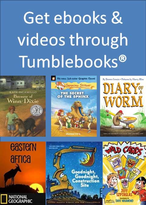 You can get a variety of books and videos through Tumblebooks, a service available for free through many libraries.