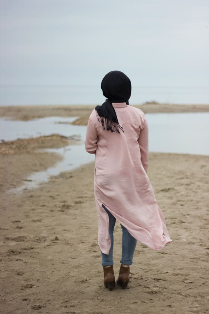 Taking time now to scope out stroller friendly walking paths will save you stress once your baby is here. Hint: This beach would make a really lousy stroller ride.