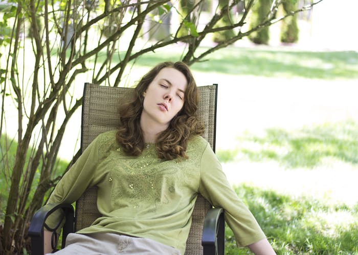 If you're pregnant, your body is working hard to make another human, so you're feeling tired for many reasons!