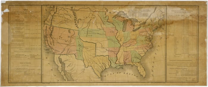 The American frontier in 1848. As U.S. boundaries expanded, citizens answered the call to settle new territories.