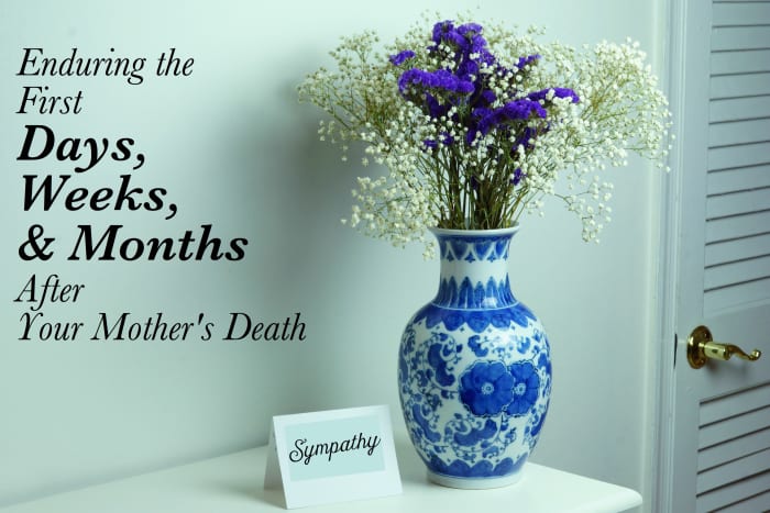 You are likely to receive a lot of support from friends and co-workers in the days immediately following your mother's death.
