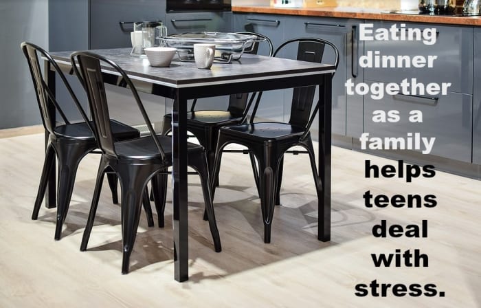 Rates of depression, anxiety, and suicide among teens are on the rise. Eating dinner together as a family is one way to combat the problem.