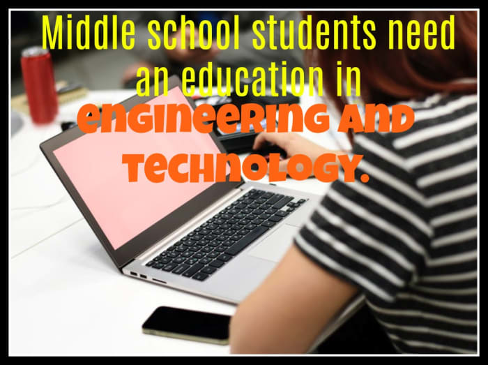 A staggering 72 percent of eighth graders say they are not taught engineering and technology at middle school.
