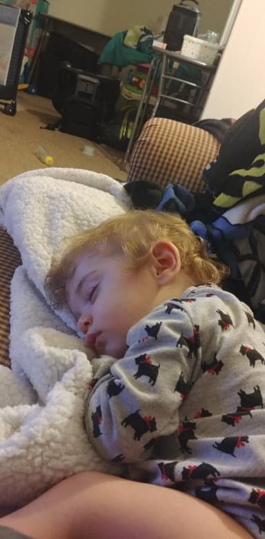 Trying to sleep train, but ended up using our own method, letting her fall asleep with us before being moved to crib. No, she doesn't do this anymore.
