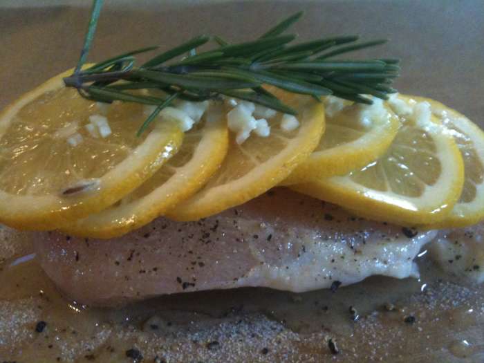 Lemon Chicken Breast en Papillote Delishably