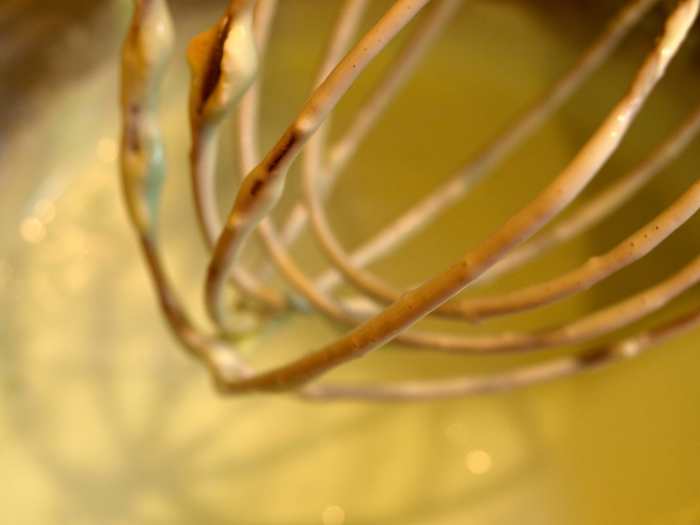 3. Add lime gelatin mixture to the cream cheese mixture and blend thoroughly. Use the whisking attachment if you have one.