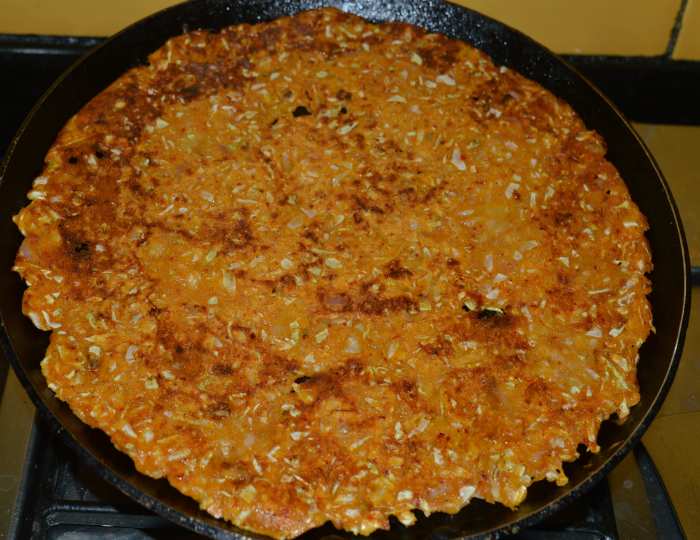 Spicy Cabbage and Onion Pancake Recipe (Spicy Vegetable Dosa) Delishably