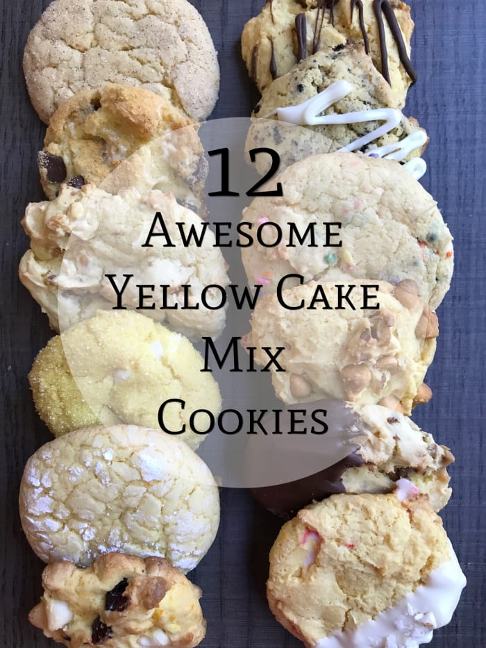 12 Impressionante Amarelo, Mistura de Bolo de Cookies