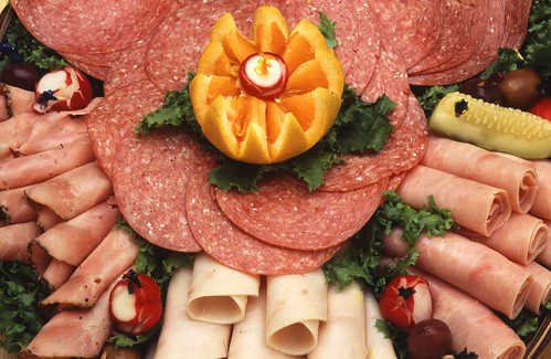 Only the orange, kale, and radishes are healthy. And, who's going to eat those?