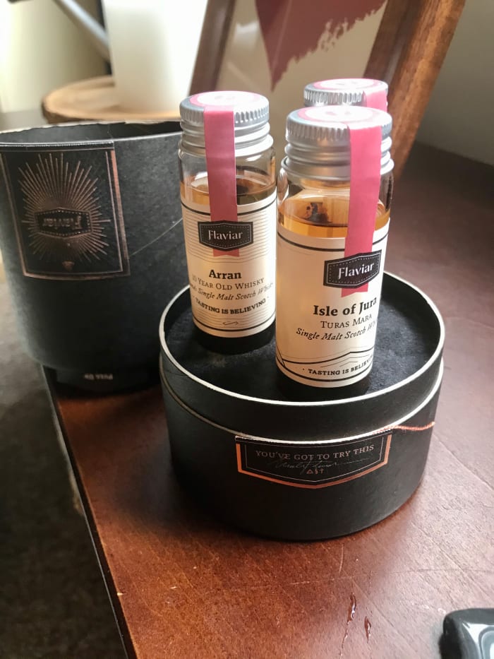 I just received this new tasting box of Scotch. I'm planning to have a digital tasting with a friend who also subscribes to Flaviar and ordered the same box.