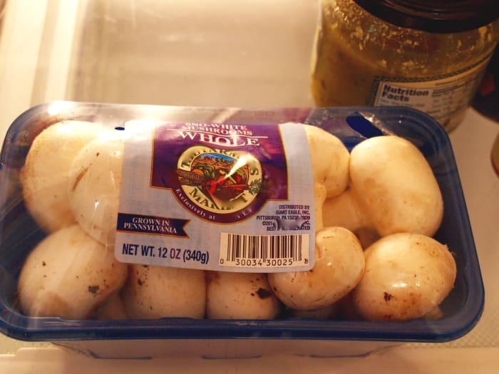 An ideal way to store mushrooms is to simply keep them in their original sealed container until you're ready to eat them.