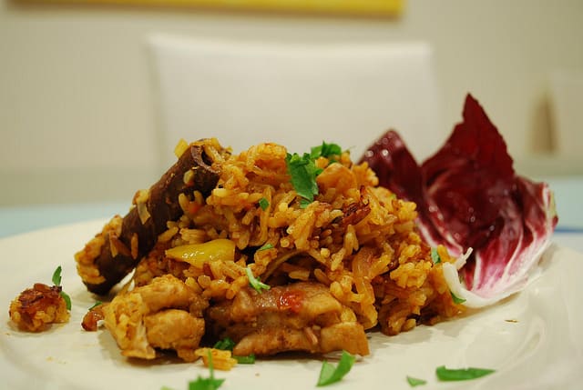 A Variation of Chicken Pilaff