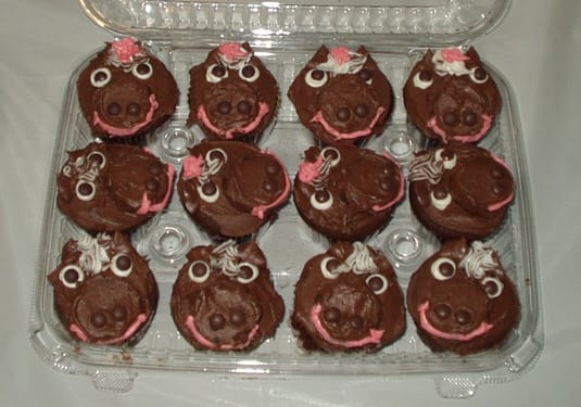We had horse cupcakes for Lacey's 6th birthday party. I used the video below for directions. Do you think they look the same?