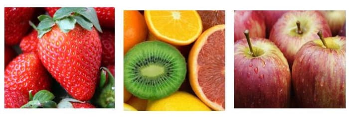 Las frutas ofrecen un calidoscopio de colores y nutrientes, cada fruta tiene su propio valor y cualidades particulares.