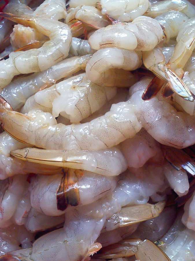 Raw shrimp