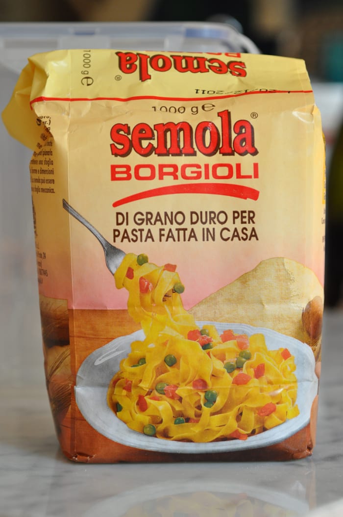 This semola is the same one that is used by artisanal pasta maker Martelli (one of my 2 favourite brands of dried pasta). It is finer than the one by Moretti. Image: © Siu Ling Hui