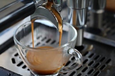 The golden, creamy-looking layer of espresso is called the crema and is a good indicator that you've made a good shot of espresso.
