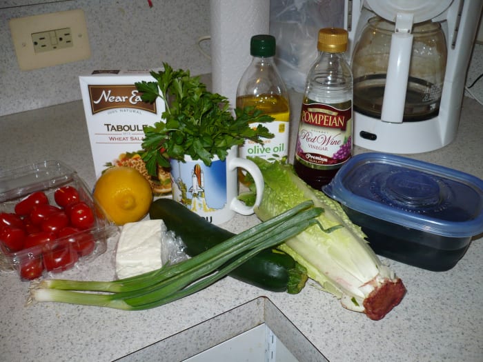 Required for recipe The red and green peppers are missing from photo . You can use all ingredients or just a few to your taste